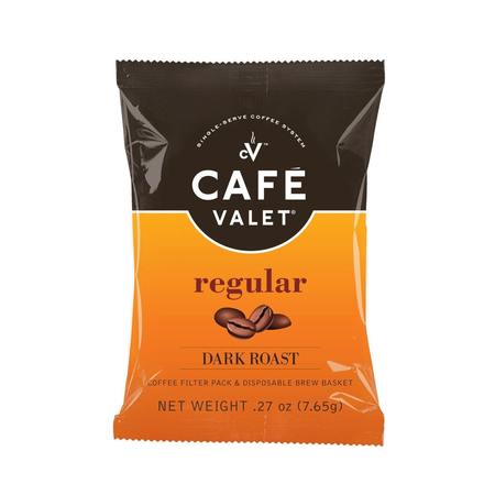 Cafe Valet Regular Dark Roast One-Cup Coffee Filter Packs, PK84 60001619